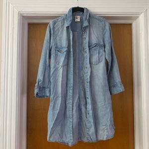 H&M chambray shirt dress
